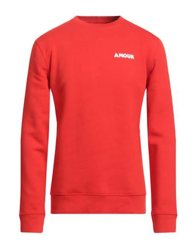 Palette Colorful Goods Man Sweatshirt Red Size Xl Cotton, Polyester