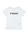 Freddy Toddler Girl T-shirt Ivory Size 6 Cotton, Elastane In White