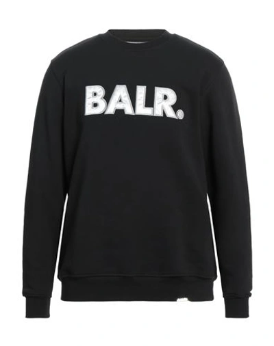 Balr. Man Sweatshirt Black Size Xl Cotton, Polyester