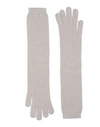 Gentryportofino Woman Gloves Beige Size S Virgin Wool, Cashmere