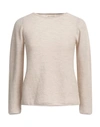 Gentryportofino Woman Sweater Beige Size 12 Cashmere