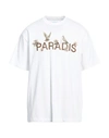 3PARADIS 3.PARADIS MAN T-SHIRT WHITE SIZE M COTTON