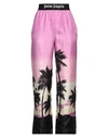 PALM ANGELS PALM ANGELS WOMAN PANTS FUCHSIA SIZE 8 VISCOSE, POLYAMIDE, POLYESTER, ELASTANE