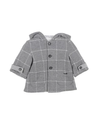 Barcellino® Babies' Barcellino Newborn Boy Coat Grey Size 3 Cotton