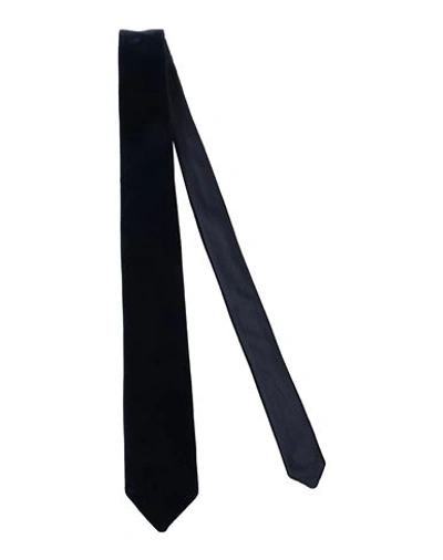 Giorgio Armani Man Ties & Bow Ties Midnight Blue Size - Silk, Viscose