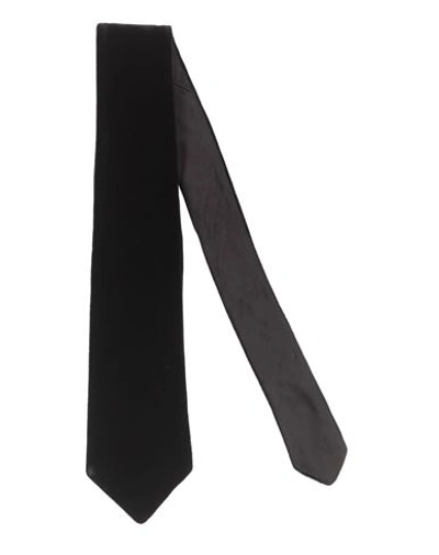 Giorgio Armani Man Ties & Bow Ties Black Size - Silk, Viscose