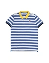 Invicta Babies'  Toddler Boy Polo Shirt Slate Blue Size 6 Cotton
