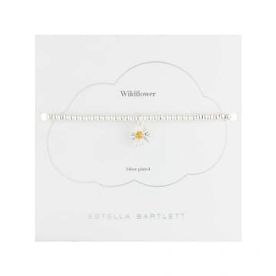 Estella Bartlett Sienna Beaded Wiidflower Bracelet In White