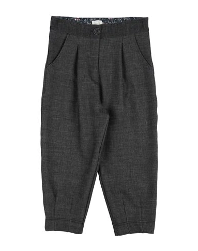 Caffe' D'orzo Babies' Caffé D'orzo Toddler Girl Pants Steel Grey Size 6 Polyester, Cotton, Viscose, Elastane In Brown