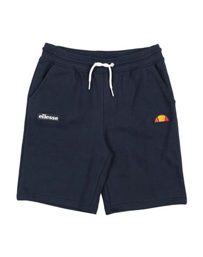 Ellesse Toddler Boy Shorts & Bermuda Shorts Midnight Blue Size 4 Cotton, Elastane In Blue