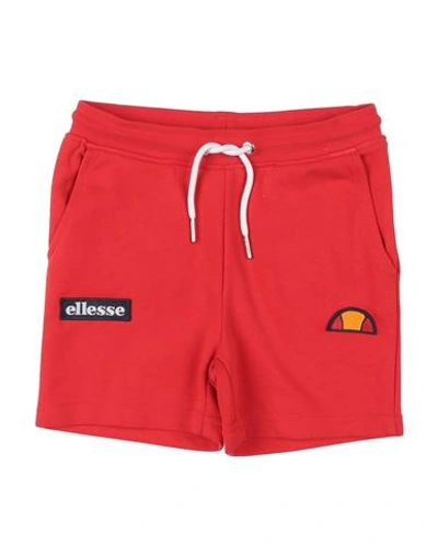 Ellesse Babies'  Toddler Boy Shorts & Bermuda Shorts Red Size 4 Cotton, Elastane