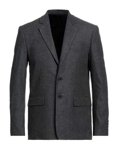 Zadig & Voltaire Man Blazer Lead Size 44 Wool, Polyamide, Polyester In Grey