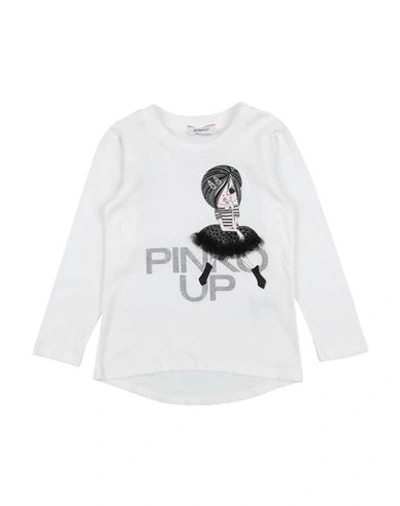 Pinko Up Babies'  Toddler Girl T-shirt White Size 4 Cotton
