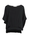 Liviana Conti Woman Sweater Black Size 12 Viscose, Polyamide