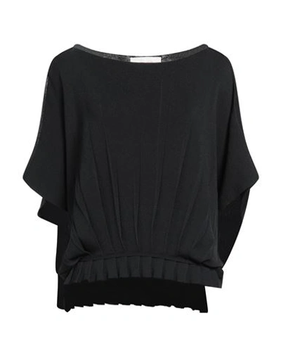 Liviana Conti Woman Sweater Black Size 6 Viscose, Polyamide
