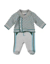 AMORE IS ME AMORE IS ME! NEWBORN BOY BABY JUMPSUITS & OVERALLS LIGHT GREY SIZE 3 VISCOSE, POLYESTER