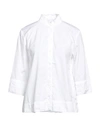 European Culture Woman Shirt White Size Xl Cotton, Elastane