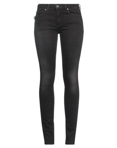 Zadig & Voltaire Woman Jeans Black Size 29 Cotton, Elastane, Cowhide