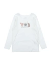 AVENTIQUATTRORE AVENTIQUATTRORE TODDLER GIRL T-SHIRT WHITE SIZE 5 COTTON