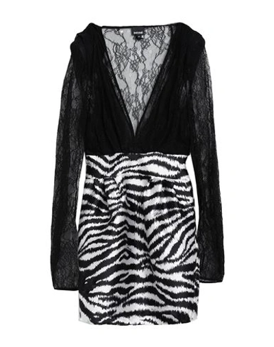 Just Cavalli Woman Mini Dress Black Size 6 Polyamide, Polyester