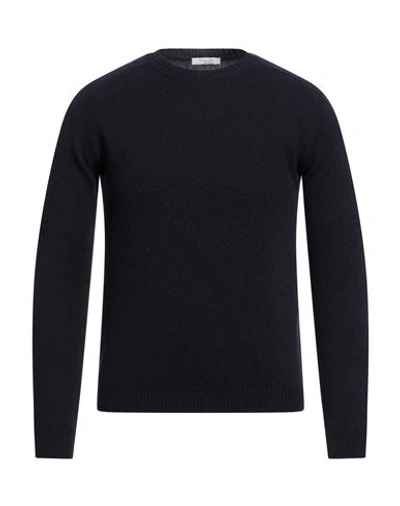 Boglioli Man Sweater Midnight Blue Size M Wool, Cashmere In Blue