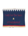 HÉROS HEROS TODDLER BOY SCARF BLUE SIZE 6 VISCOSE, CASHMERE