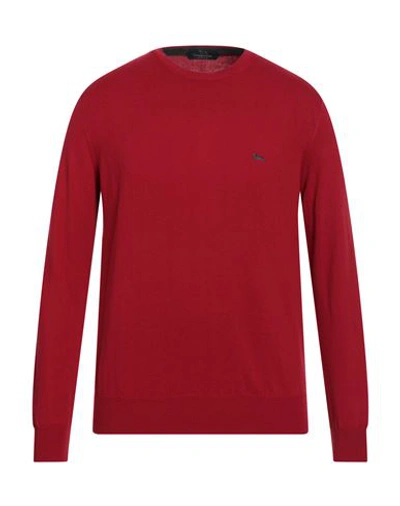 Harmont & Blaine Man Sweater Red Size L Cotton, Wool, Cashmere