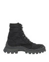 Dsquared2 Man Ankle Boots Black Size 11 Nylon In Black