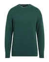 Roberto Collina Man Sweater Green Size 36 Baby Alpaca Wool, Nylon, Wool