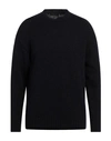 Roberto Collina Man Sweater Military Green Size 40 Baby Alpaca Wool, Nylon, Wool In Blue