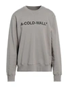 A-cold-wall* Man Sweatshirt Grey Size Xl Cotton, Elastane