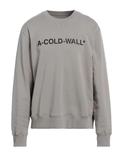 A-cold-wall* Man Sweatshirt Grey Size Xxs Cotton, Elastane