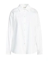 Corte Dei Gonzaga Woman Shirt White Size 10 Cotton, Polyamide, Elastane