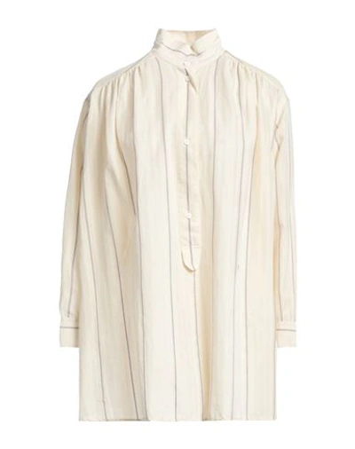 Zadig & Voltaire Woman Shirt Beige Size L Cotton
