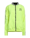 Duo Woman Jacket Yellow Size M Cotton In Yellow