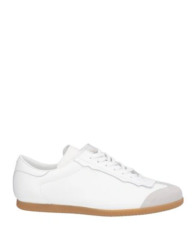 Maison Margiela Man Sneakers White Size 12 Soft Leather