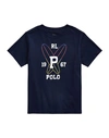 Polo Ralph Lauren Babies'  Short Sleeve T-shirt Toddler Boy T-shirt Midnight Blue Size 4 Cotton