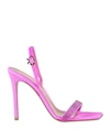 Gianvito Rossi Britney Fuchsia Sandals In Magenta