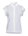 European Culture Woman Shirt White Size Xxl Cotton