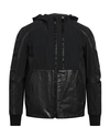 A.testoni A. Testoni Man Jacket Black Size 40 Polyester, Ovine Leather