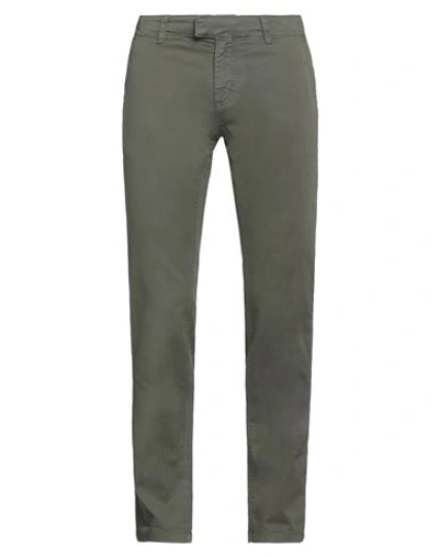 Zadig & Voltaire Man Pants Military Green Size 26 Cotton, Elastane