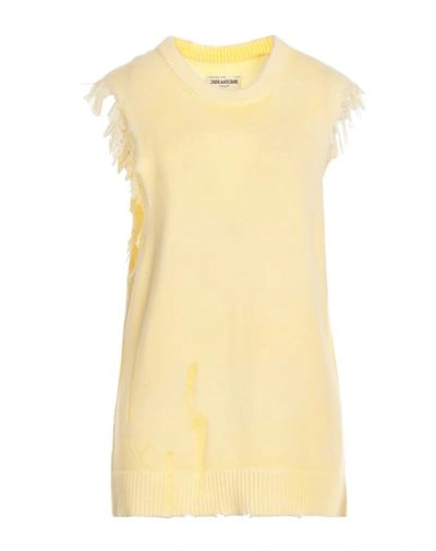 Zadig & Voltaire Woman Sweater Yellow Size M Cashmere