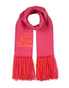 Dsquared2 Woman Scarf Magenta Size - Acrylic, Mohair Wool, Polyamide, Modal In Magenta