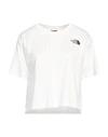 The North Face Woman T-shirt White Size M Cotton In White