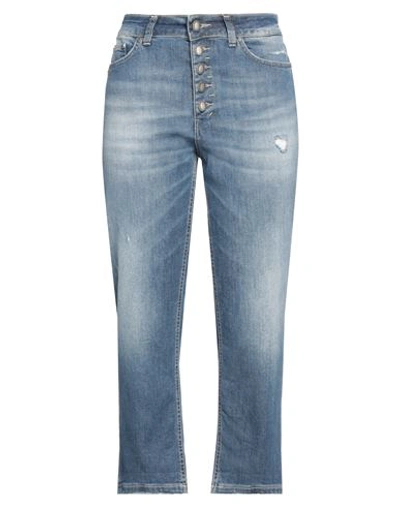 Dondup Woman Jeans Blue Size 29 Cotton, Elastane