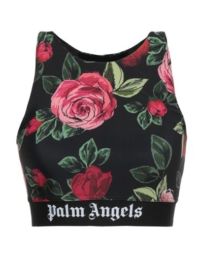 Palm Angels Woman Top Black Size Xs Polyester, Elastane