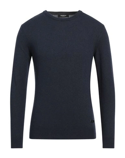 Baldinini Man Sweater Midnight Blue Size Xxl Wool, Viscose, Polyamide, Cashmere