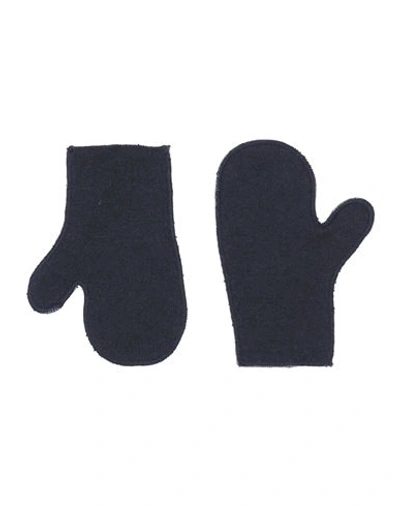 Frugoo Babies'  Toddler Boy Gloves Midnight Blue Size 4 Cotton, Acrylic, Elastane, Synthetic Fibers, Viscose