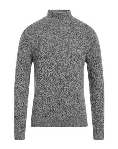 Falcone Man Turtleneck Grey Size 38 Wool, Polyamide