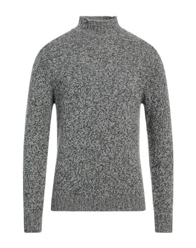 Falcone Man Turtleneck Grey Size 36 Wool, Polyamide